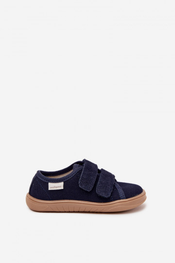 Slippers Barefoot jongens Zacht Milami donkerblauIn Saphira 2