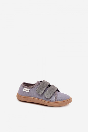 Slippers Barefoot jongens Zacht Milami grijs Saphira