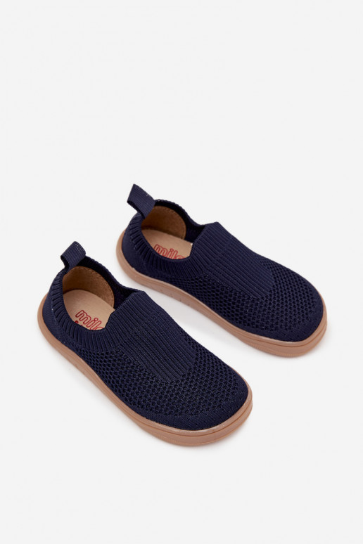 Slippers Barefoot Kinderen Milami donkerblauIn Het heeftriselle