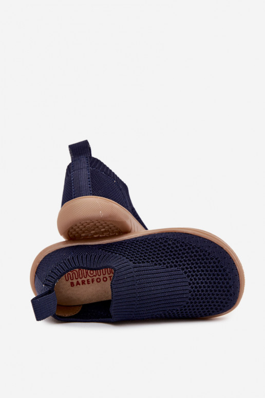 Slippers Barefoot Kinderen Milami donkerblauIn Het heeftriselle