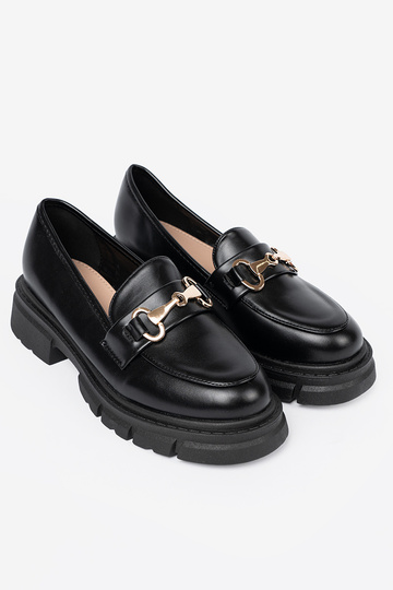 Het klassieke model zInart Dames mocassins z metaloIną klamrą