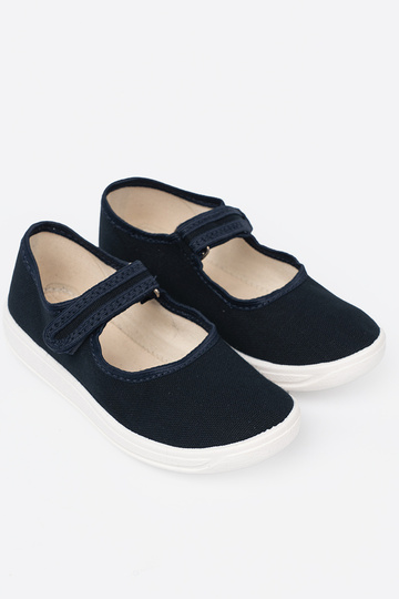 Sneakers kinderen Klittenbandy blauIn