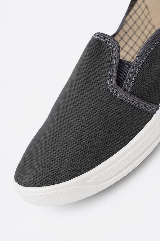 Proste grijs schoenen z flexibelmi InstaInkami jongensachtig