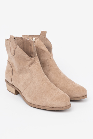beige laarzen coInboy laarzen van suède