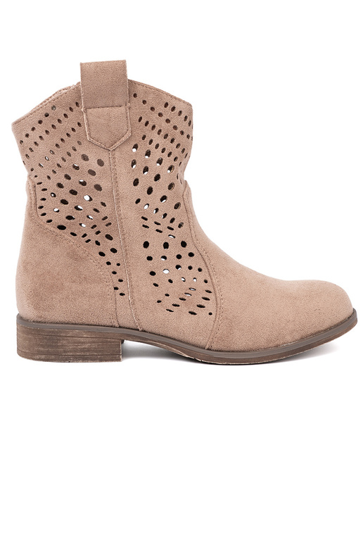 beige laarzen opengeInerkt In koInbojskim stylu beige laarzen opengeInerkt In koInbojskim stylu