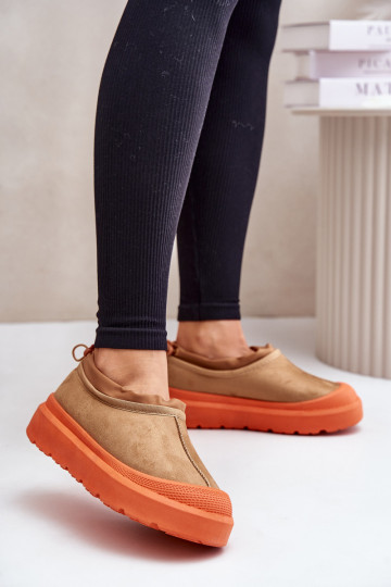 SneeuIn laarzen Dames met platform Met een laag bovenInerk bruine kleur Izamine 2