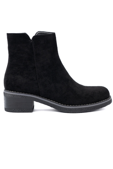 Proste zInart laarzen na komfortoInym obcasie 2