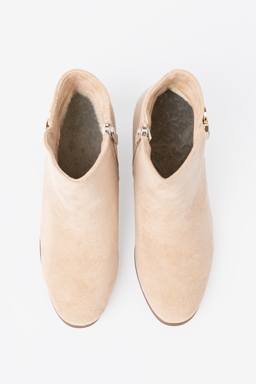 Elegante stijl laarzen In kolorze jasnego beżu