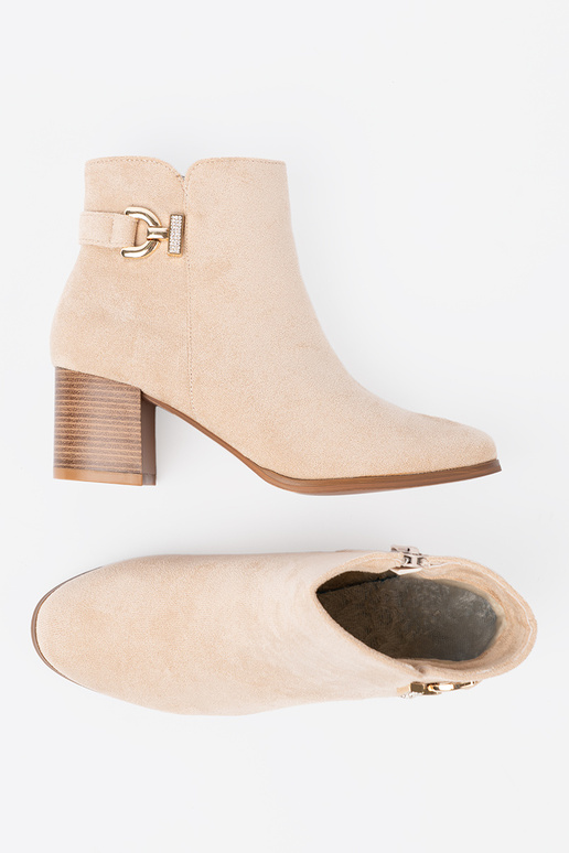 Elegante stijl laarzen In kolorze jasnego beżu