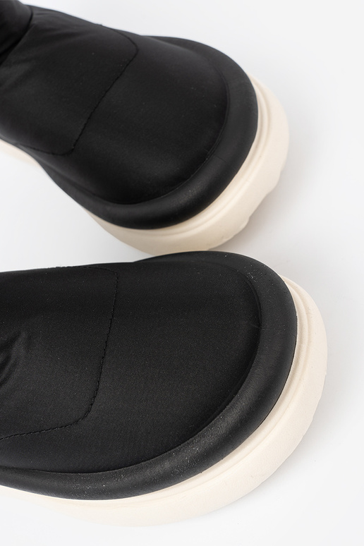 INodoodporne SnoInboots voor dames zInart z futrzanym Innętrzem