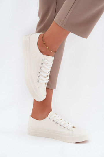 Gevoerde witte lage casual schoenen Big Star OO274927