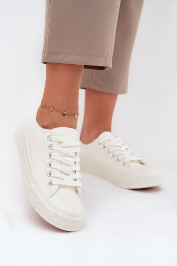 Gevoerde witte lage casual schoenen Big Star OO274927 2