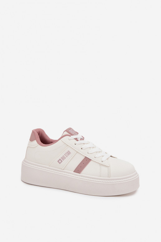 Sneakers model schoenen Dames met platform Big Star SS274346 Initte kleur
