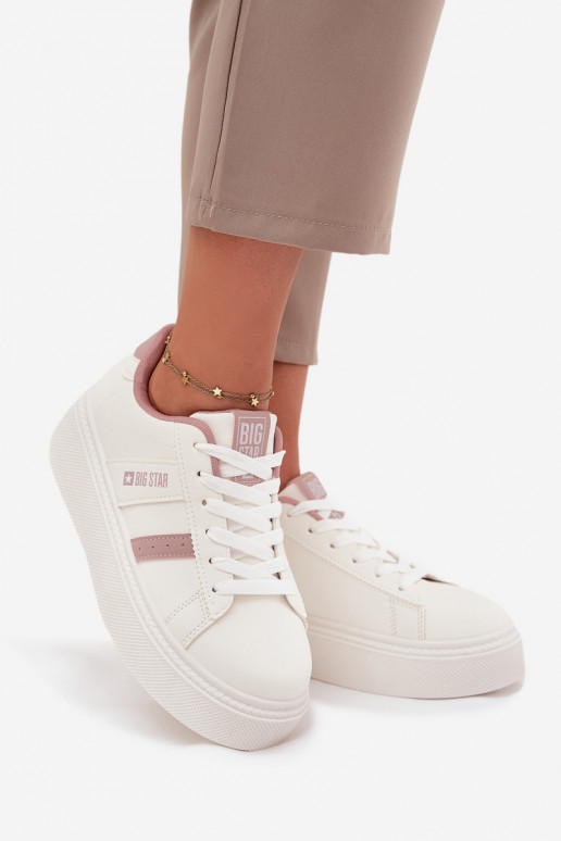 Sneakers model schoenen Dames met platform Big Star SS274346 Initte kleur