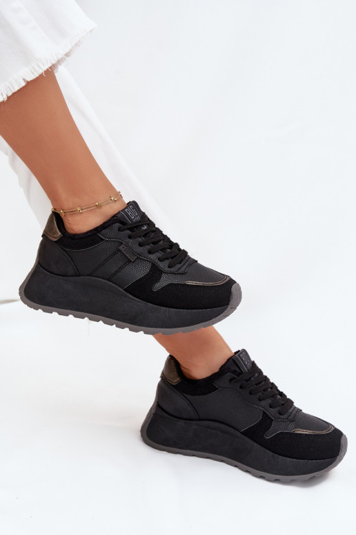 opInarmen Sneakers model schoenen Dames met platform Big Star SS274007 HI-POLY SYSTEM zInart