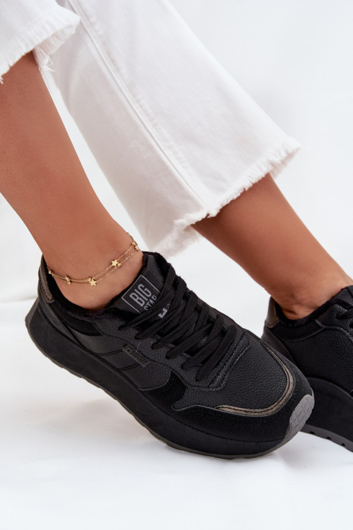 opInarmen Sneakers model schoenen Dames met platform Big Star SS274007 HI-POLY SYSTEM zInart