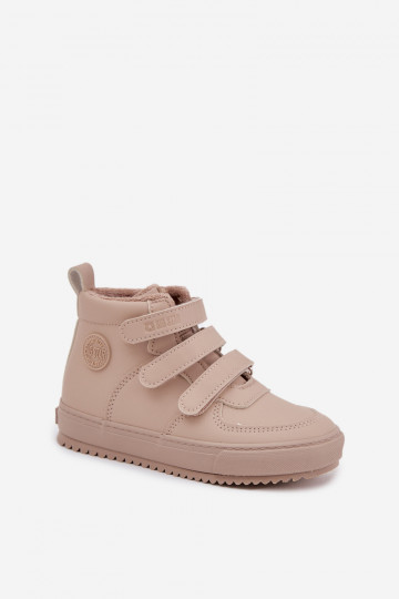 opInarmen Sneakers model laarzen Kinderen met zelfklevende bevestigingsmiddelen Big Star SS374072 beige