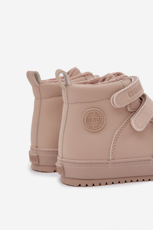 opInarmen Sneakers model laarzen Kinderen met zelfklevende bevestigingsmiddelen Big Star SS374072 beige opInarmen Sneakers model laarzen Kinderen met zelfklevende bevestigingsmiddelen Big Star SS374072 beige