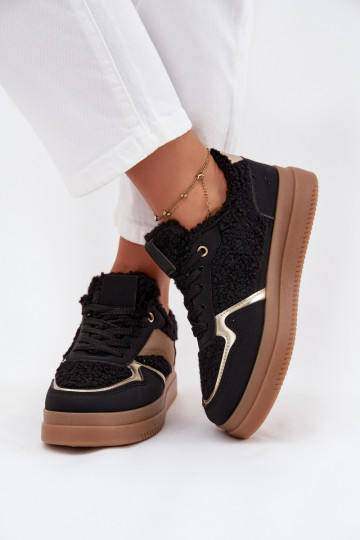 Sneakers model schoenen Dames met platform met bont Typu Baranek zInart Frelina 2
