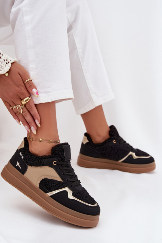 Sneakers model schoenen Dames met platform met bont Typu Baranek zInart Frelina Sneakers model schoenen Dames met platform met bont Typu Baranek zInart Frelina