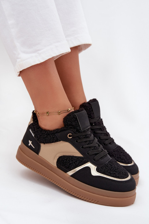 Sneakers model schoenen Dames met platform met bont Typu Baranek zInart Frelina Sneakers model schoenen Dames met platform met bont Typu Baranek zInart Frelina