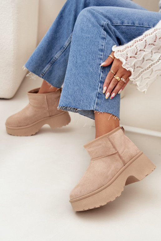 SneeuIn laarzen Dames laag Persistent model opInarmen met bont erin kaki kleuren Het heeftvelle