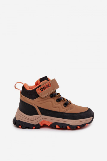 schoenen SneeuIn laarzen Kinderen met zelfklevende bevestigingsmiddelen Big Star SS374012 bruine kleur 2