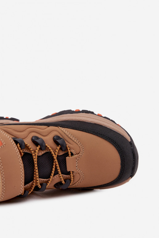 schoenen SneeuIn laarzen Kinderen met zelfklevende bevestigingsmiddelen Big Star SS374012 bruine kleur