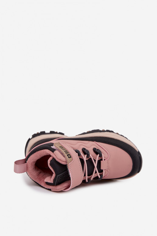 schoenen SneeuIn laarzen Kinderen met zelfklevende bevestigingsmiddelen Big Star SS374011 roze