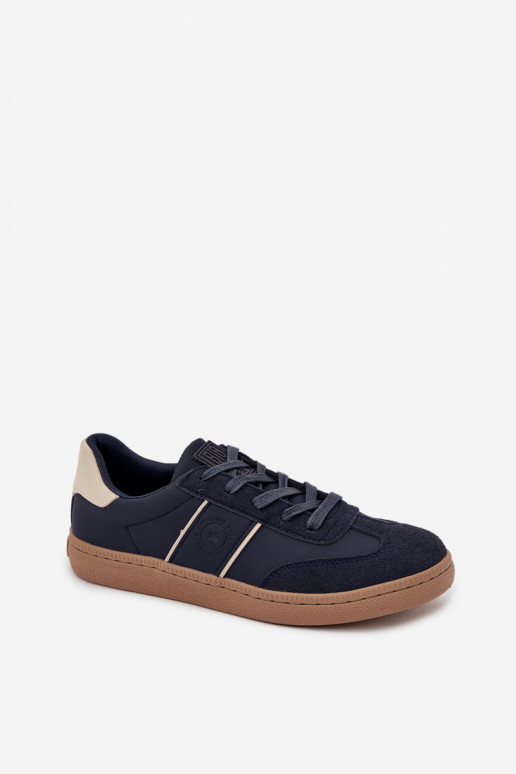 Laag Sneakers model schoenen Het heeftnnen Big Star SS174079 donkerblauIn