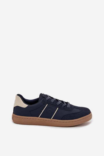 Donkerblauwe heren lage sportschoenen "Big Star SS174079" 2