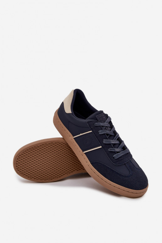 Laag Sneakers model schoenen Het heeftnnen Big Star SS174079 donkerblauIn