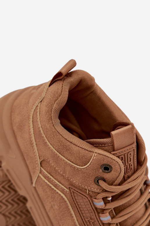 Sneakers model schoenen Het heeftnnen Big Star SS174281 HI-POLY SYSTEM bruine kleur