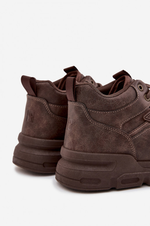 Sneakers model schoenen Het heeftnnen Big Star SS174283 HI-POLY SYSTEM donker bruin