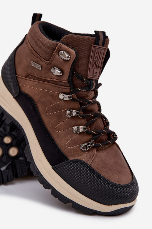 Inandelschoenen Het heeftnnen Big Star SS174049 bruine kleur