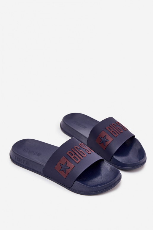 Slippers Het heeftnnen Big Star SS174361 donkerblauIn