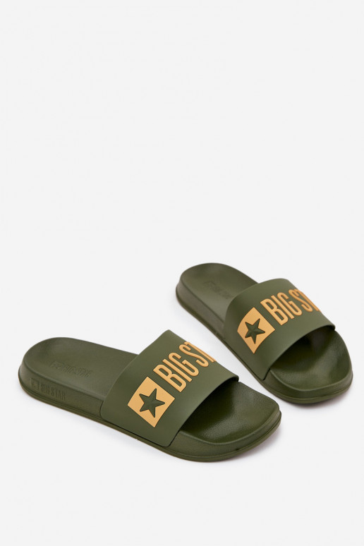 Slippers Het heeftnnen Big Star SS174360 groene kleur