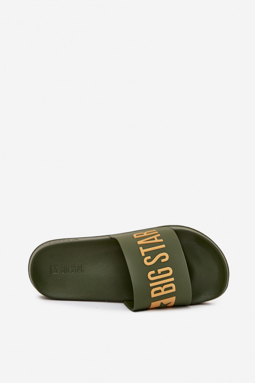 Slippers Het heeftnnen Big Star SS174360 groene kleur