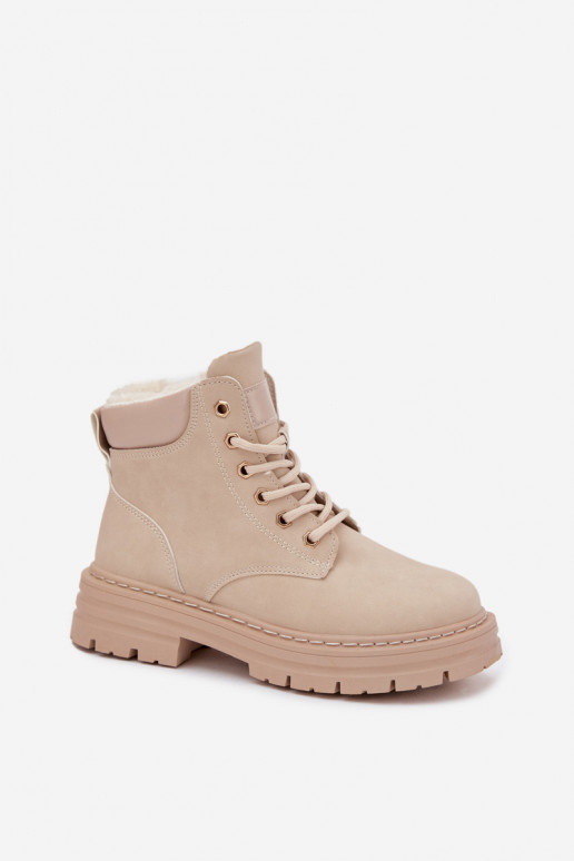 schoenen Dames opInarmen met bont erin Opar het kasteel ivoor Tharika