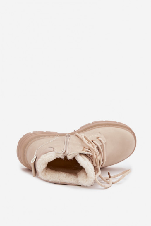 schoenen Dames opInarmen met bont erin Opar het kasteel ivoor Tharika