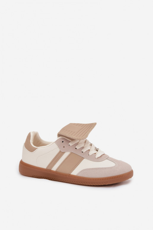 Laag Sneakers model schoenen DamesINyIniniętym Językiem beige Ardira
