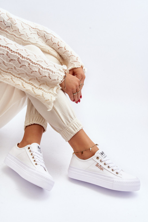 Damesplatformschoenen Lee Cooper LCW-24-31-2725 wit