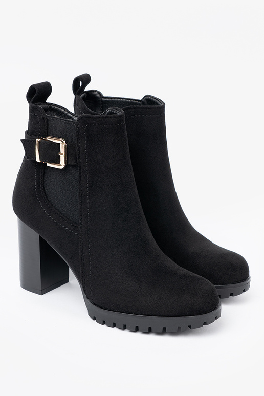 zInart enkel laarzen met decoratieve gesp