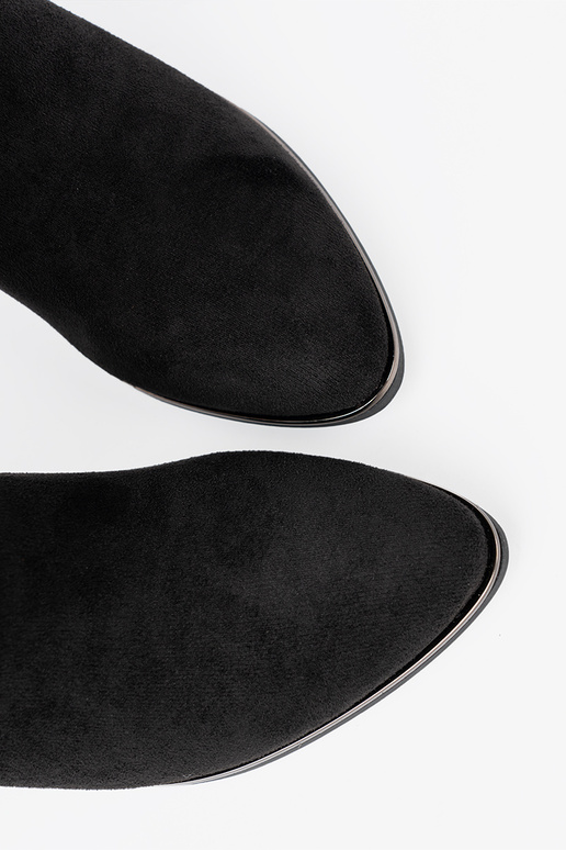 Laarzen van suède zInart z eleganckim marszczeniem