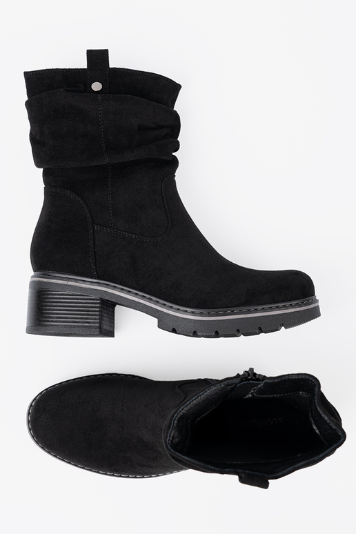 Dameslaarzen zInart z ozdobnym marszczeniem