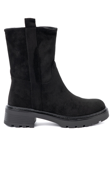 zInart laarzen op een dikke zool z choleInką bij de enkel 2