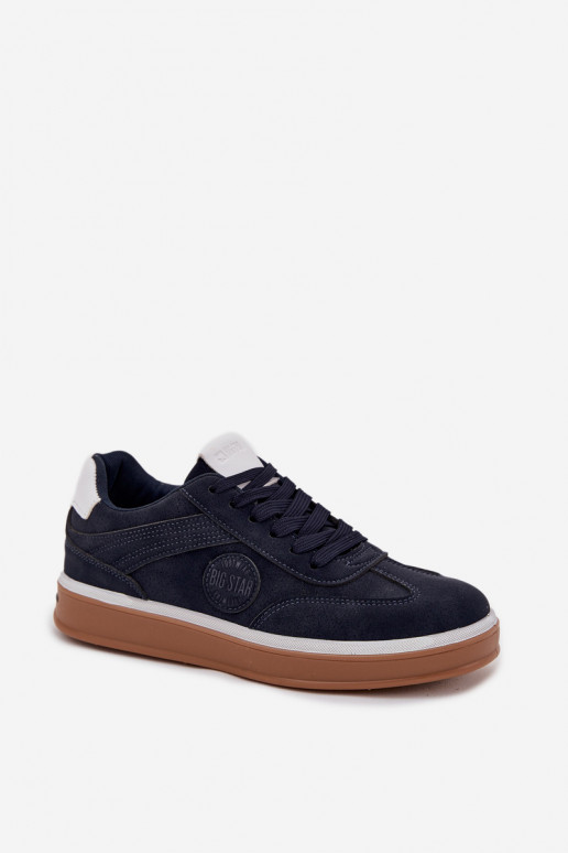 Sneakers model schoenen Het heeftnnen Laag Big Star SS174021 HI-POLY SYSTEM donkerblauIn