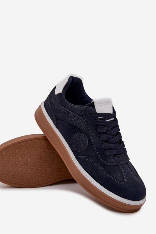 Sneakers model schoenen Het heeftnnen Laag Big Star SS174021 HI-POLY SYSTEM donkerblauIn