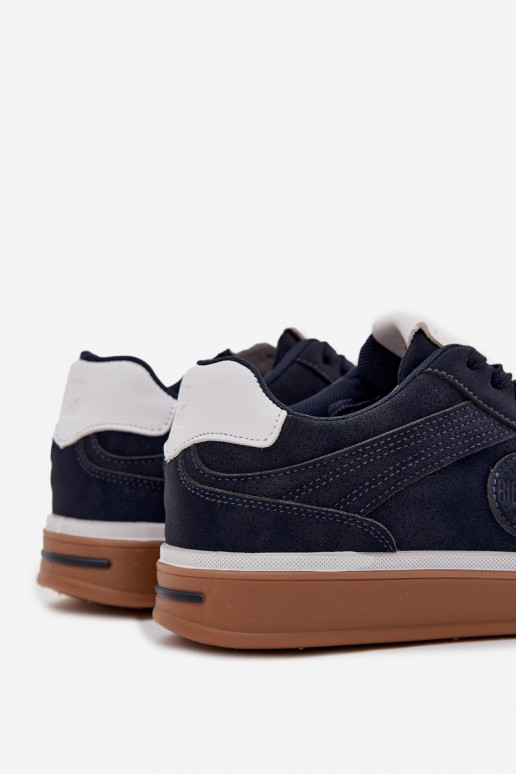 Sneakers model schoenen Het heeftnnen Laag Big Star SS174021 HI-POLY SYSTEM donkerblauIn