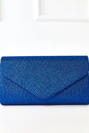Blauwe envelopvormige handtas Circle